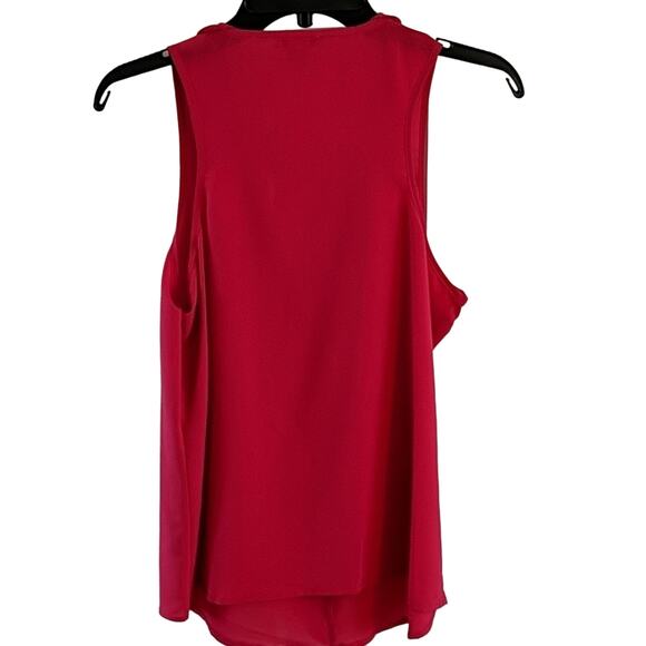 Bar III Pink Ruffle Front Top, M - Picture 4 of 4